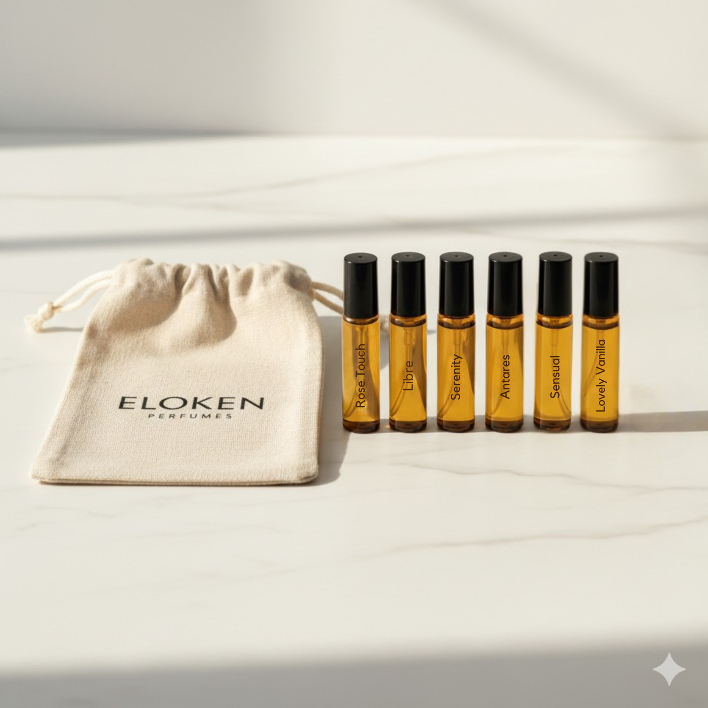 Probierset 3 aus 6 unterschiedlichen Düften für Damen