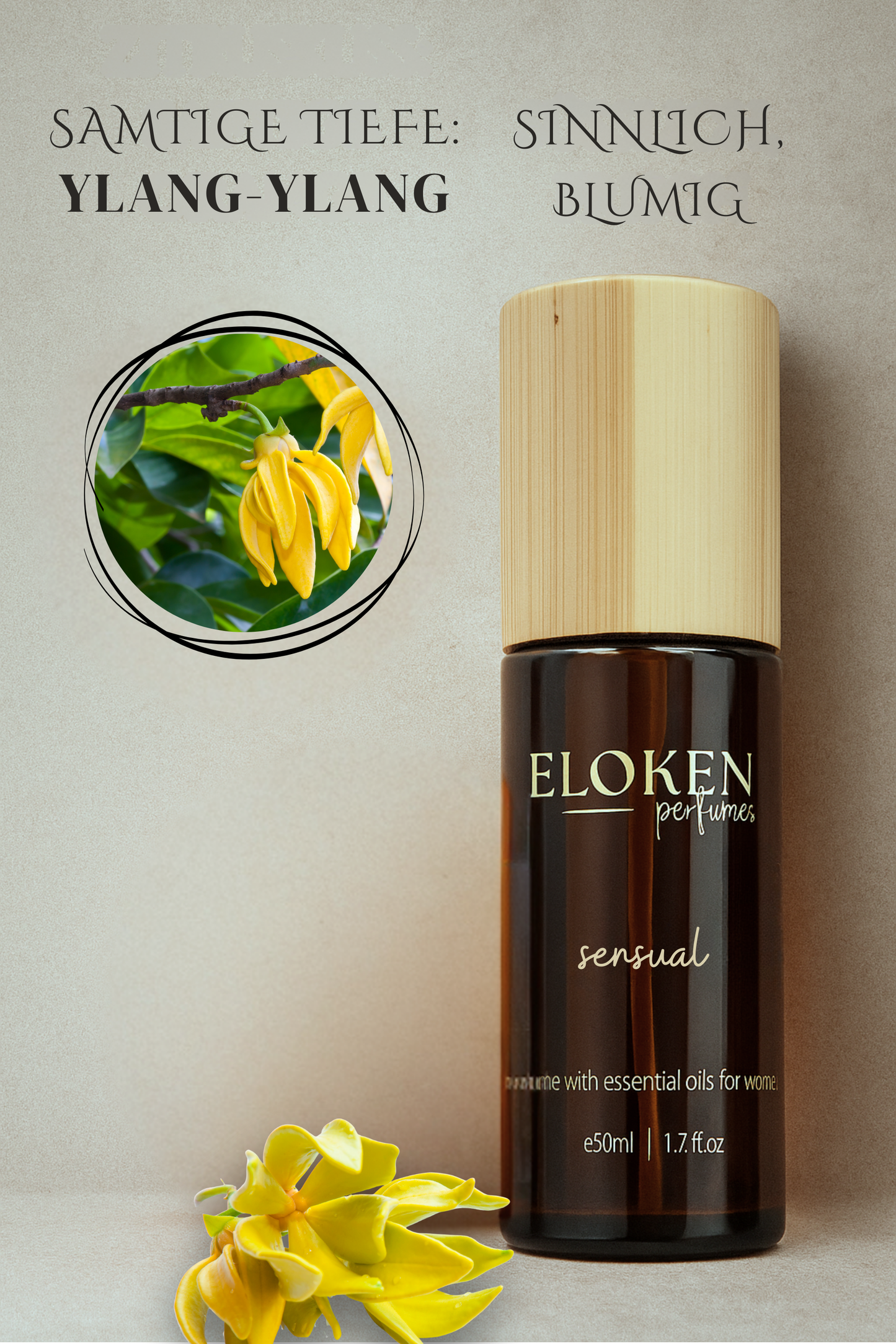 Eau de Parfum für Damen Sensual 50 ml.